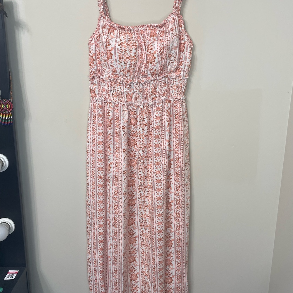 Maxi Floral Print Dress